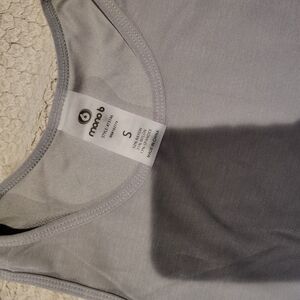 Mono B Light Gray Sleeveless Top